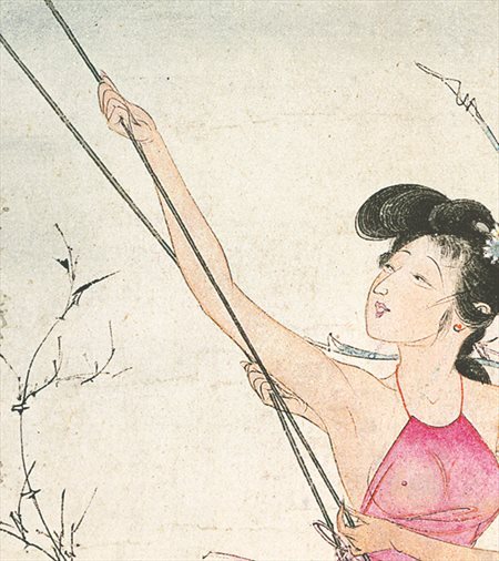 锦江-胡也佛的仕女画和最知名的金瓶梅秘戏图